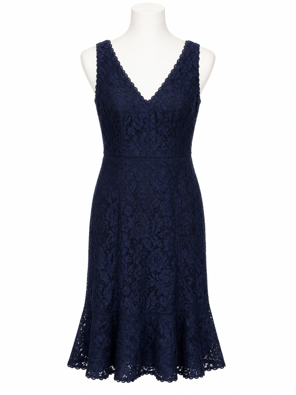 Draper James Navy Blue Lace Dress size 10 NEW with tags